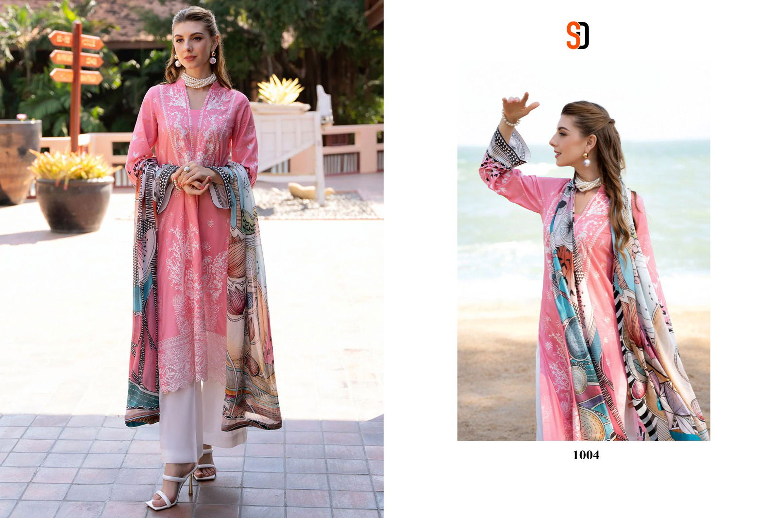 Ramsha Vol 1 By Shraddha Cotton Embroidery Dress Material Wholesale Online